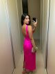 Imagem adicional 1 do item Vestido Cetim Pink Nicole marca Cloude