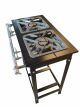 Imagem adicional 2 do item FOGÃO INDUSTRIAL 2 BOCAS DUPLAS 30X30 P7 CEFAZ