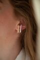 Imagem adicional 2 do item brinco earhook 2 zirconias laterais