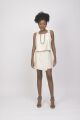 Imagem adicional 2 do item Conjunto de Shorts Saia e Cropped com Detalhes Elegantes