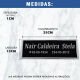 Imagem adicional 3 do item Placa ACM 303 - 35cm x 13cm (Sem foto)