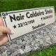 Imagem adicional 0 do item Placa ACM 050 - até 2 nomes (fundo prata)