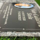 Imagem adicional 2 do item Placa para Jazigo, Túmulo ou Lápide - em Alumínio Composto 33x22cm - Com foto 9x12cm