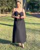 Imagem adicional 2 do item Vestido Linara Preto Aquarella