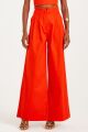 Imagem adicional 0 do item Calça Alfaiataria Com Pregas No Cós Laranja Zen