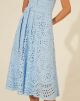 Imagem adicional 1 do item Vestido Mídi Madeleine Azul Amissima