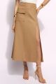 Imagem adicional 0 do item Saia Amália Caqui Latte Le Blog