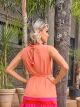 Imagem adicional 0 do item Vestido Crepe Color Block Luzia Fazzolli
