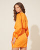 Imagem adicional 3 do item Vestido Curto Blusê Kim Laranja Amissima