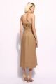 Imagem adicional 1 do item Vestido Amália Caqui Latte Le Blog