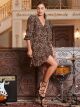 Imagem adicional 0 do item Vestido Crepe Animal Print Luzia Fazzolli