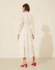 Imagem adicional 1 do item Vestido Mídi Estelle Branco Amissima