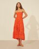 Imagem adicional 4 do item Vestido Esme Laranja Amissima