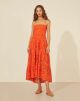 Imagem adicional 1 do item Vestido Esme Laranja Amissima