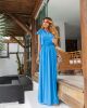 Imagem adicional 3 do item Vestido Barbara Azul D´teliê