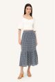 Imagem adicional 1 do item Saia Soraia Azul Amissima
