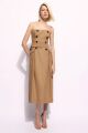 Imagem adicional 0 do item Vestido Amália Caqui Latte Le Blog