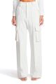 Imagem adicional 2 do item Calça Pantalona de Malha Com Bolso e Friso Off White Zen