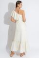 Imagem adicional 1 do item Vestido Ombro Faixa Eduarda Off White