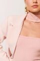 Imagem adicional 2 do item Blazer Gisela Rosa Peach Le Blog