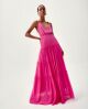 Imagem adicional 1 do item Vestido Longo Alça Pink Regina Salomão