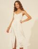 Imagem adicional 2 do item Vestido Mídi Madeleine Branco Amissima