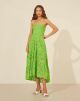 Imagem adicional 1 do item Vestido Mídi Esme Verde Amissima
