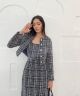 Imagem adicional 1 do item Vestido Xadrez Hush By Rosana