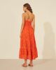 Imagem adicional 2 do item Vestido Esme Laranja Amissima