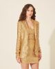 Imagem adicional 1 do item Blazer Glamour Dourado Amissima