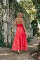 Imagem adicional 1 do item Duda Vestido Longo Rosa Coral