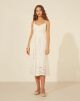 Imagem adicional 1 do item Vestido Mídi Madeleine Branco Amissima