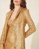 Imagem adicional 2 do item Blazer Glamour Dourado Amissima
