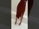 Imagem adicional 4 do item Vestido Fabieli Marrom Desnude