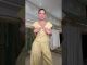 Imagem adicional 4 do item Calça Pantalona Alfaiataria Com Pregas Frontais Amarelo Manteiga Zen