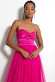 Imagem adicional 1 do item Vestido Tule Charming Rosa Ave Rara
