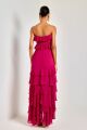 Imagem adicional 2 do item Vestido Longo Secret Magenta Ave Rara