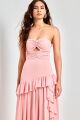 Imagem adicional 1 do item Vestido Longo Anna Rosa Dusty Ave Rara