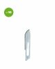 Imagem adicional 0 do item LAMINA BISTURI INOX 10 C/100 LAMEDID