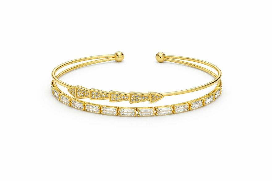 Imagem de Pulseira Serpente Dourada