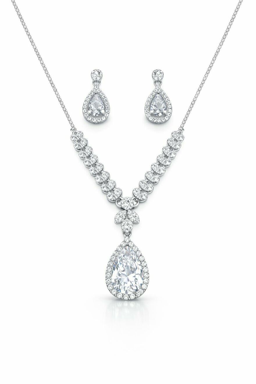 Imagem de Conjunto Colar + Brinco Crystal