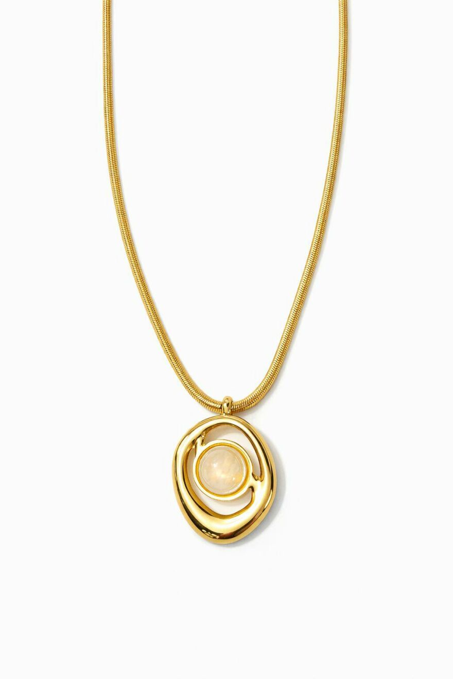 Imagem de Colar Saturno Off White