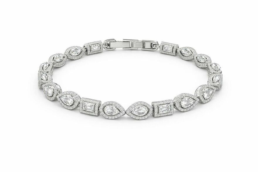 Imagem de Pulseira Riviera Geométrica Prateada