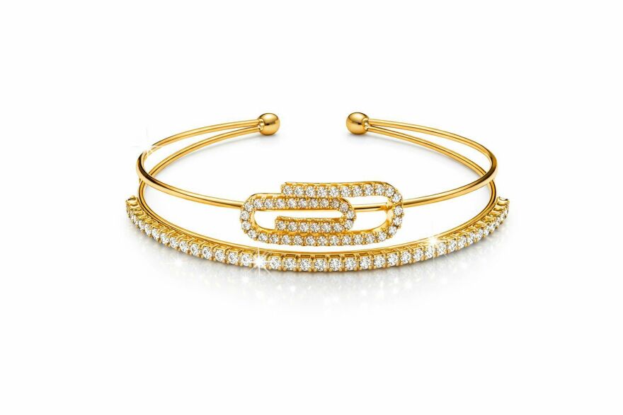 Imagem de Pulseira Clips Cravejada