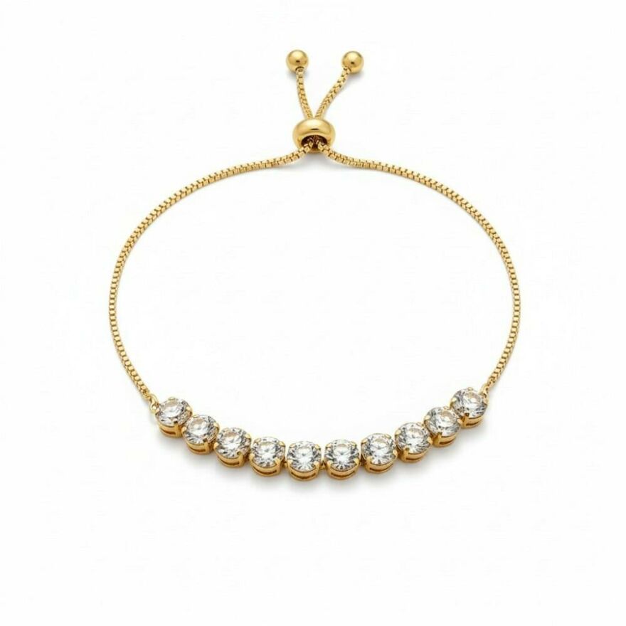 Imagem de Pulseira Bolinha Cristal