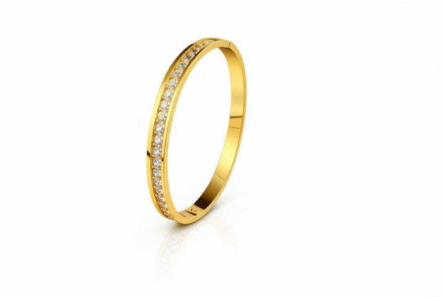 Imagem de Bracelete Cravejado Dourado