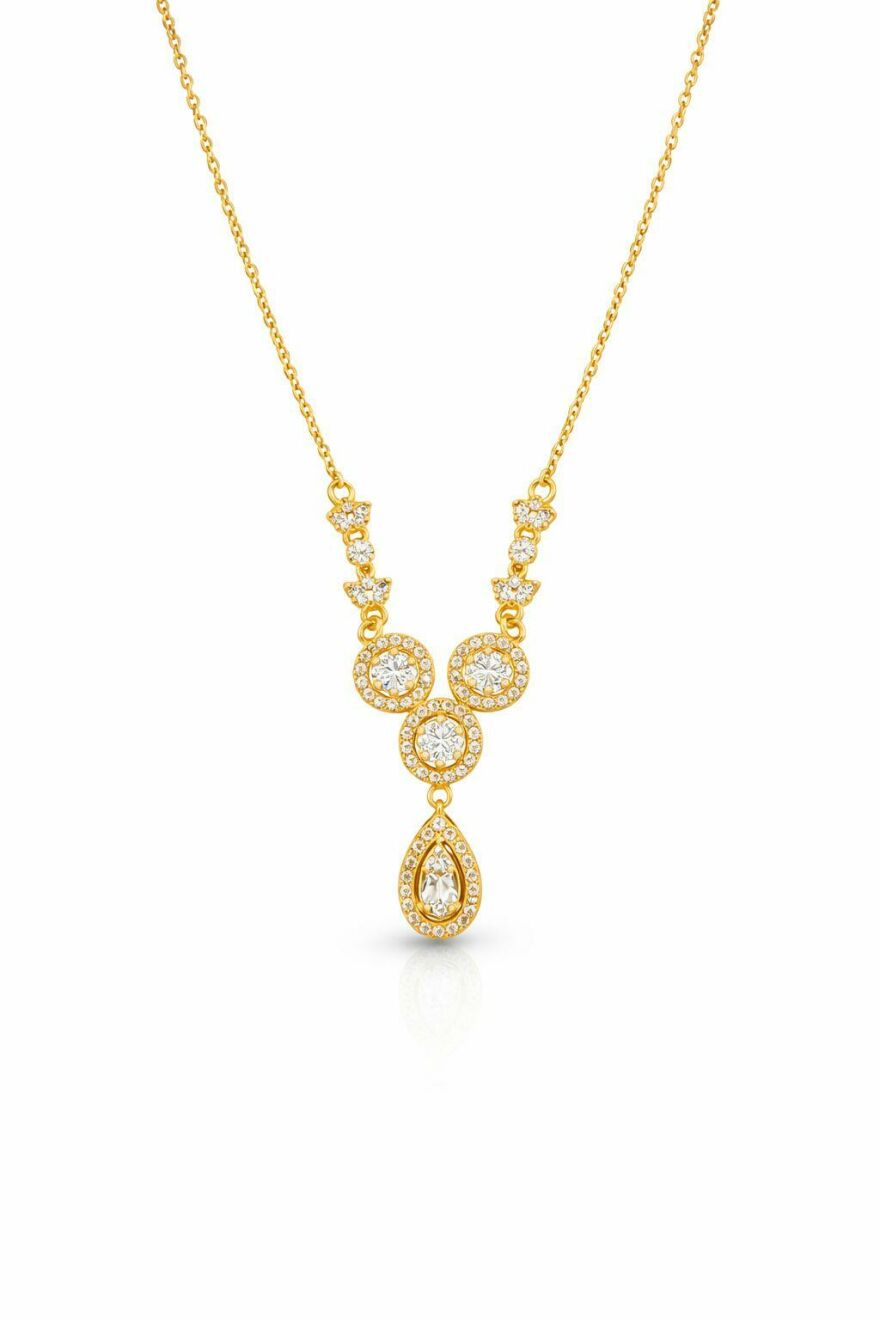 Imagem de Colar Gota Radiante Dourado