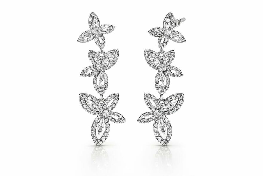 Imagem de Brinco Flor Lumiére Prata
