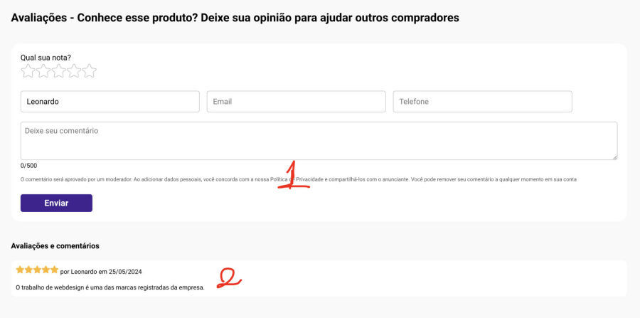 Imagem comentarios