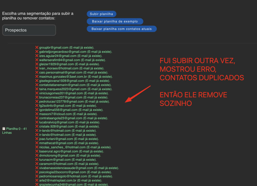 Imagem duplicados